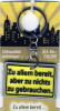 Ortsschild Schlüsselanhänger Zu allem bereit, ...