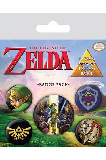 The Legend of Zelda Ansteck-Buttons 5er-Pack Link