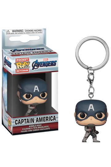 Avengers Endgame Pocket POP! Vinyl Schlüsselanhänger Captain America 4 cm
