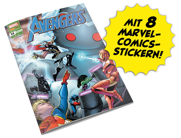 AVENGERS 14  (März 2020) mit 8 Stickern