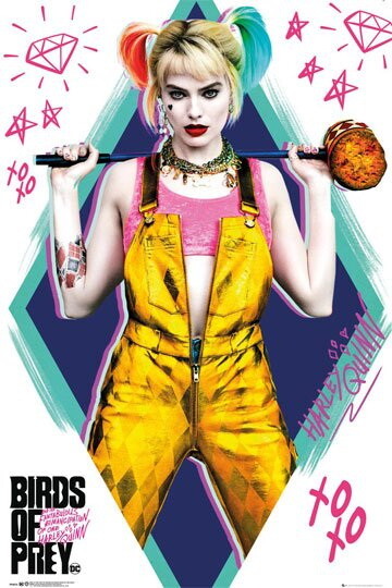 Birds of Prey Poster Set Harley Quinn 61 x 91 cm