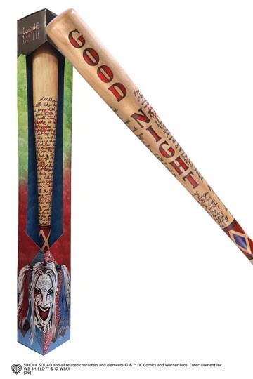 Suicide Squad Prop Replik Harley Quinns Good Night Baseballschläger 80 cm