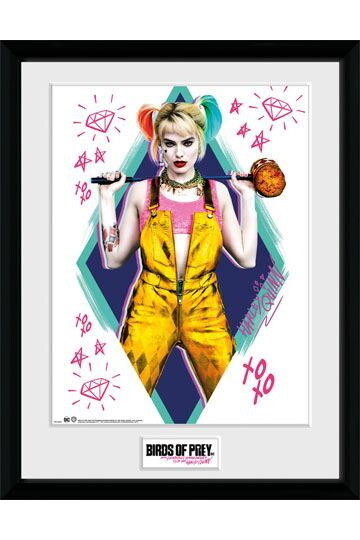 Birds of Prey Poster im Rahmen Harley Quinn