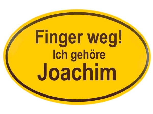 Magnet Flaschenöffner Ortsschild Design - Joachim