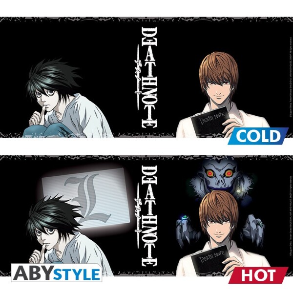 Death Note - Tasse Thermoeffekt - 460 ml - Kira & L -...