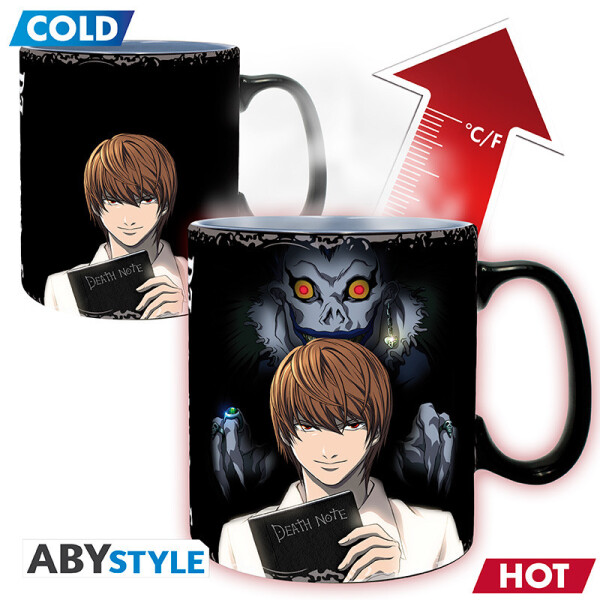 Death Note - Tasse Thermoeffekt - 460 ml - Kira & L - Box