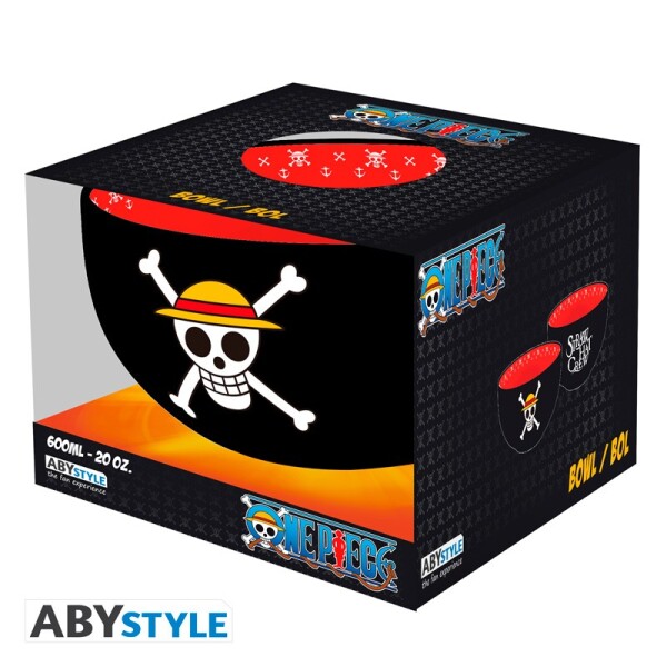 One Piece - Schüssel - 600ml - "Totenköpfe"
