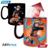NARUTO SHIPPUDEN - Tasse Thermoeffekt - 460 ml - Duell - mit Box