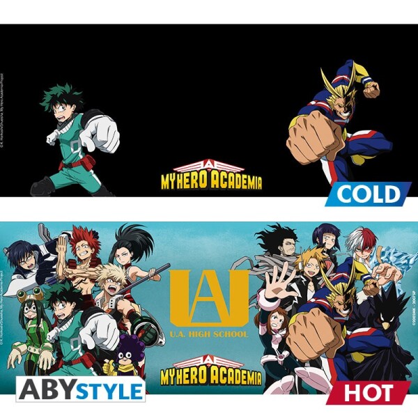 MY HERO ACADEMIA - Tasse Thermoeffekt - 460 ml - Gruppe