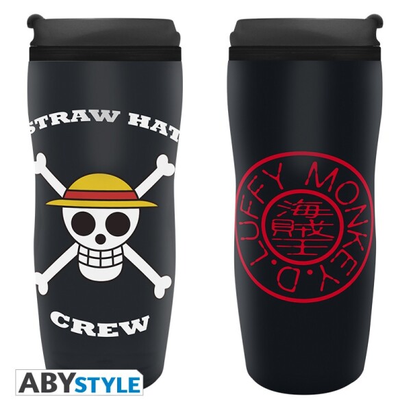 ONE PIECE - 1x Reisebecher "Ruffy"