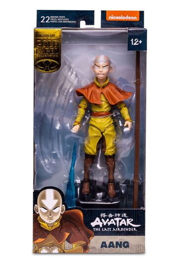 Avatar - Der Herr der Elemente Actionfigur Aang Avatar State (Gold Label) 18 cm