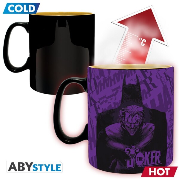 DC COMICS - Tasse mit Thermoeffekt - 460 ml - Batman Matt
