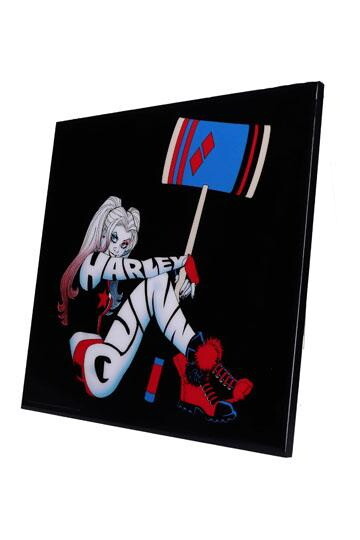 Batman Crystal Clear Picture Wanddekoration Harley Quinn 32 x 32 cm