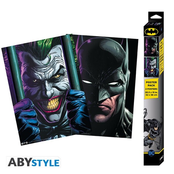 DC COMICS – Set 2 Chibi-Poster – Batman und Joker (52 x 38)
