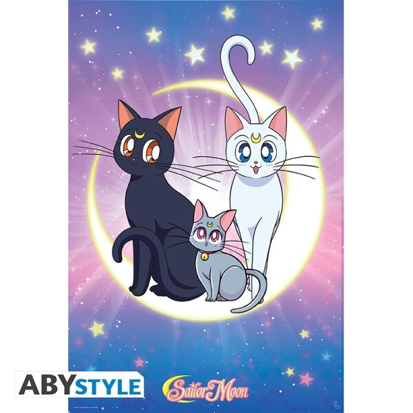 SAILOR MOON - Poster "Luna, Artemis & Diana" (91,5x61)
