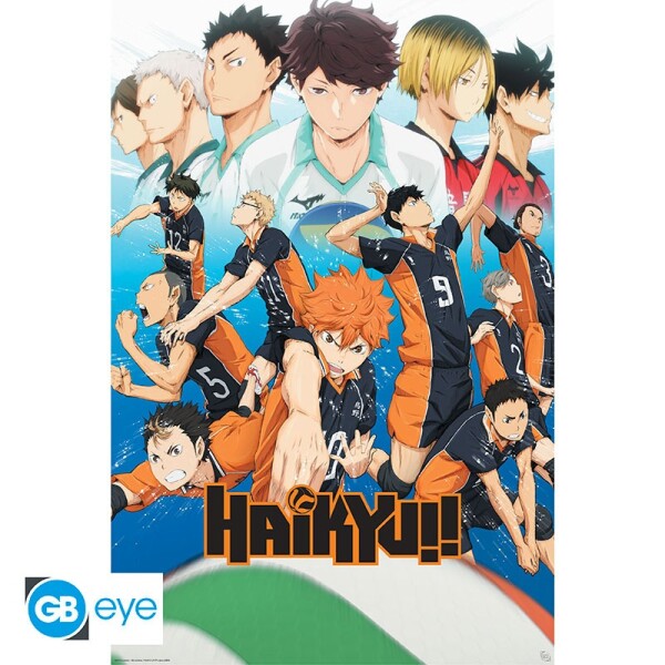 HAIKYU!! - Poster Maxi 91,5x61 - Schlüsselkunstsaison 1