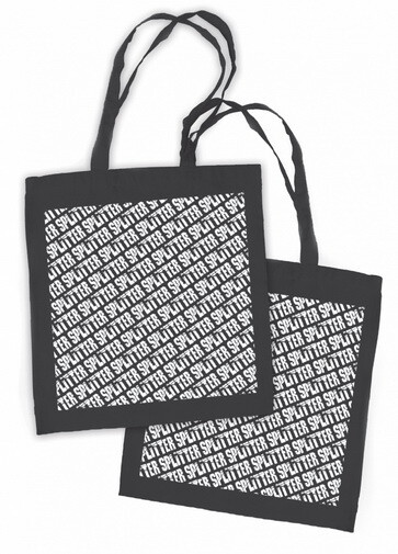 Splitter - 1 Tragetasche STOFF Schwarz