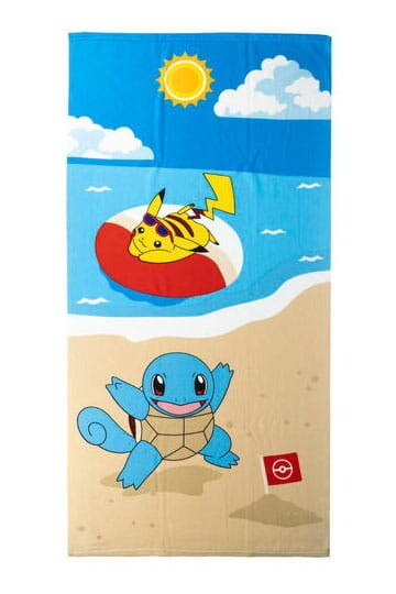 Pokemon Handtuch Pikachu, Schiggy 70 x 140 cm