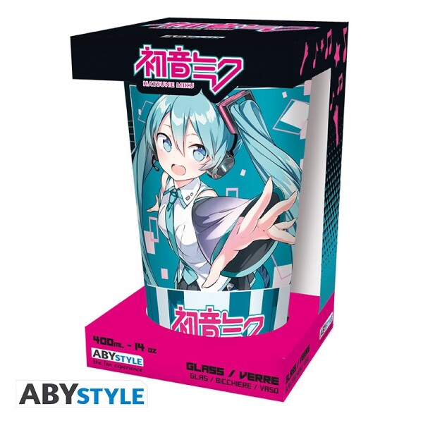 HATSUNE MIKU – Großes Glas – 400 ml – Musical City