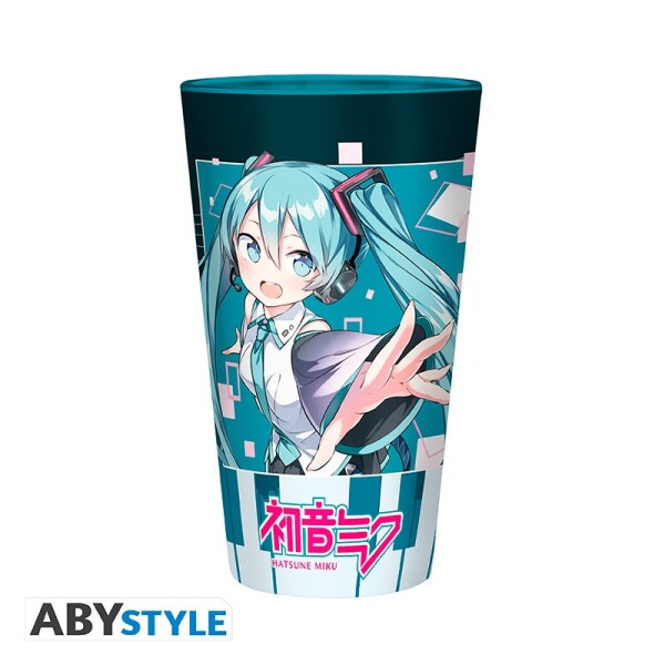 HATSUNE MIKU – Großes Glas – 400 ml – Musical City