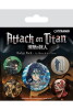 Attack on Titan Ansteck-Buttons 5er-Pack Season 4