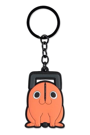 Chainsaw Man Gummi-Schlüsselanhänger Pochita ca, 6 cm