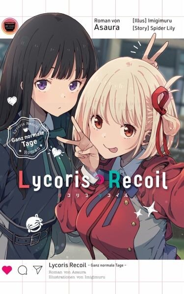 Lycoris Recoil Bundle: Manga + Roman + Acrylfigur
