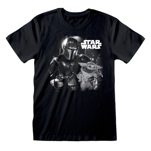 Star Wars: Mandalorian – BW Photo T-Shirt