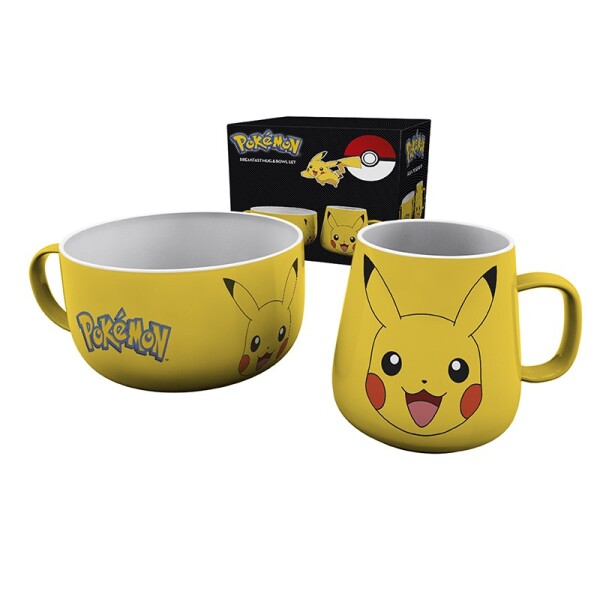 POKEMON - Frühstücksset Tasse + Schüssel -...