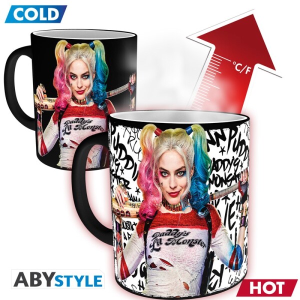 DC COMICS – Tasse Thermoeffekt – 320 ml – Harley Quinn - Daddys Lil Monster