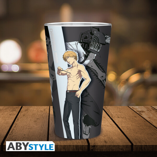 CHAINSAW MAN – Großes Glas – 400 ml – Trio