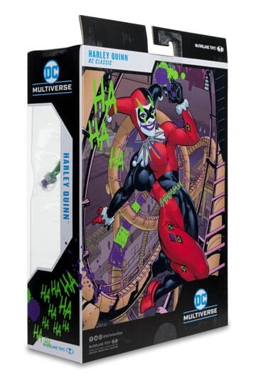 DC Multiverse Actionfigur Harley Quinn (DC Classic) Jokerized (Gold Label) 18 cm