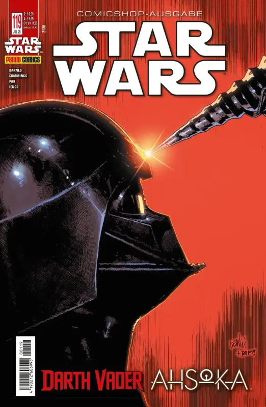 Star Wars Heft 119 -  Ahsoka & Darth Vader - Comicshop-Ausgabe  -
