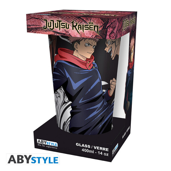 JUJUTSU KAISEN – Großes Glas – 400 ml – Itadori vs. Sukuna