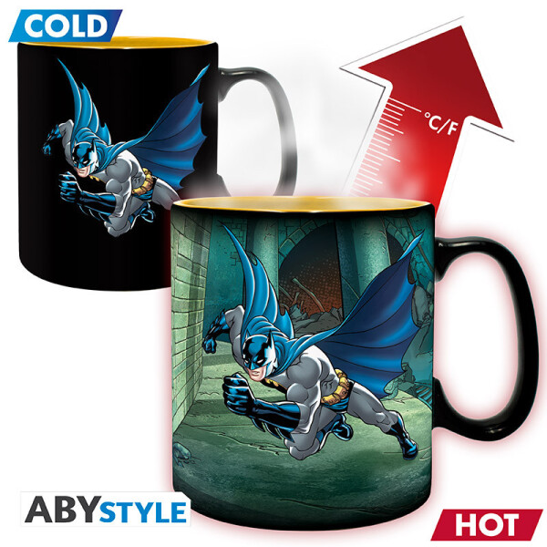 DC Comics Tasse mit Thermoeffekt 460 ml - Batman & Joker