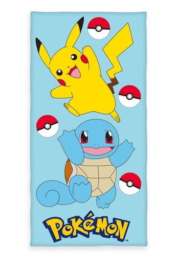 Pokemon Velours - Handtuch / Badetuch Pikachu &...