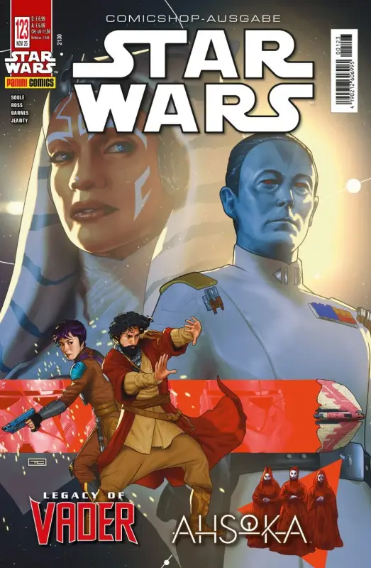 Star Wars Heft 123 - Ahsoka 6 & Legacy of Vader 3 Comicshop-Ausgabe