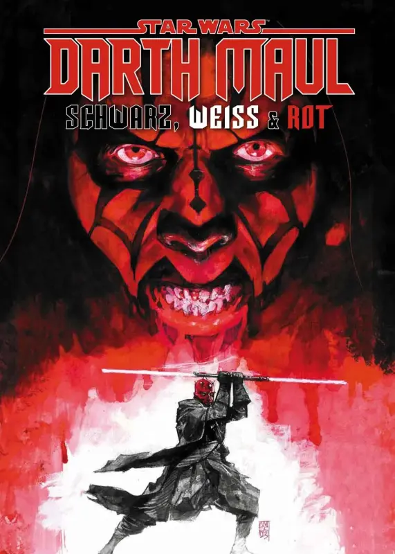 Star Wars - Darth Maul - Schwarz, Weiss und Rot (Deluxe...