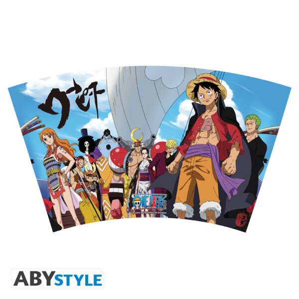 ONE PIECE – Becher mit Strohhalm – 470 ml...