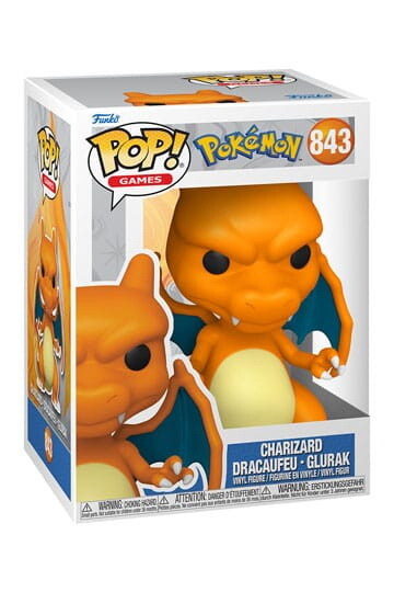 Pokemon POP! Games Vinyl Figur Charizard (EMEA) 9 cm (843)