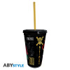 ONE PIECE – Trinkbecher mit Strohhalm – 470 ml – Luffy & Zoro