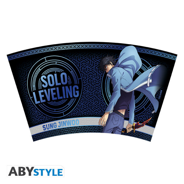 SOLO LEVELING – Trinkbecher mit Strohhalm – 470 ml – Sung Jinwoo